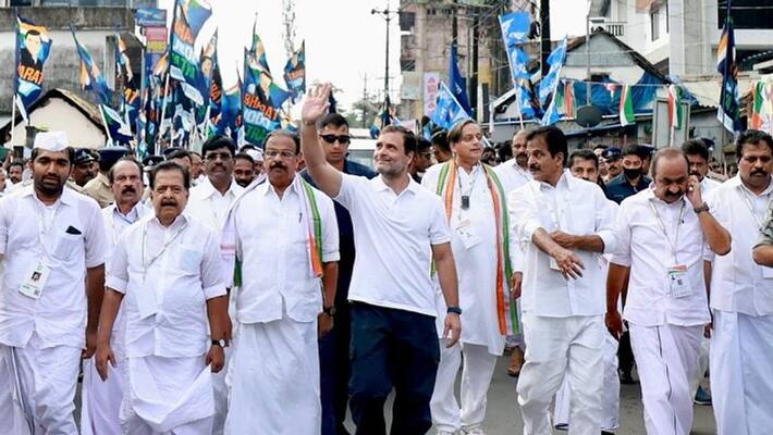 Bharat Jodo Yatra in Kerala Congress leader Rahul Gandhi vva Bharat Jodo Yatra in Kerala Congress leader Rahul Gandhi vva