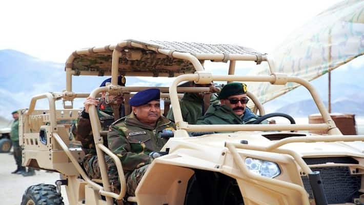 Army Chief Gen Manoj Pande begins 2-day visit to Ladakh, reviews 'Pravat Prahaar' exercise Army Chief Gen Manoj Pande begins 2-day visit to Ladakh, reviews 'Pravat Prahaar' exercise