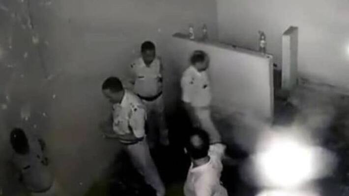 five police officers being jailed for two hours in Bihar by a senior officer five police officers being jailed for two hours in Bihar by a senior officer