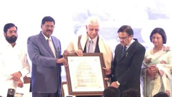 Maharashtra MVA allies irked over CM Shinde sharing stage with CJI Lalit - adt Maharashtra MVA allies irked over CM Shinde sharing stage with CJI Lalit - adt