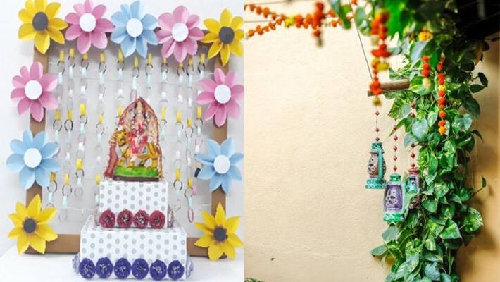 shardiya navratri 2022: Celebration at home, Decoration themes for Navratri Celebration dva shardiya navratri 2022: Celebration at home, Decoration themes for Navratri Celebration dva