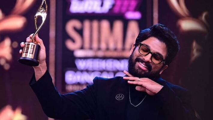 Allu Arjun's starrer pushpa movie won 7 awards in SIIMA 2022 award function Allu Arjun's starrer pushpa movie won 7 awards in SIIMA 2022 award function
