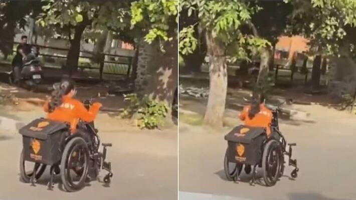 social media hands off to the Differently abled delivery agent social media hands off to the Differently abled delivery agent