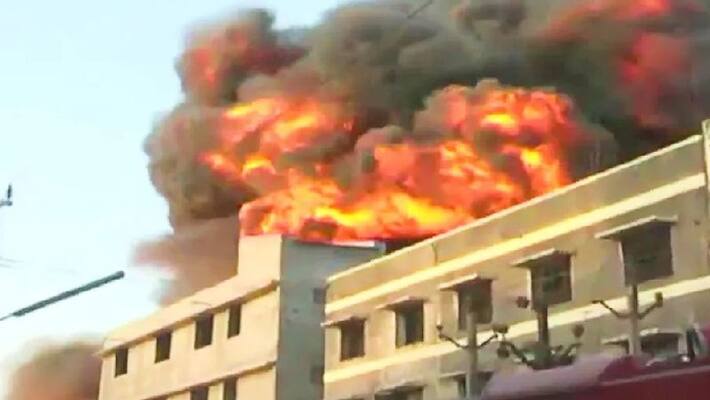 fire breaks out in surat chemical factory 4 workers Death on the spot kpr fire breaks out in surat chemical factory 4 workers Death on the spot kpr