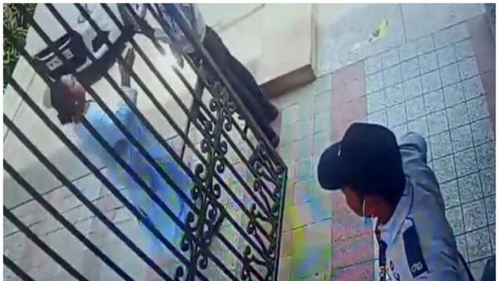cctv footage of a female college professor beating flat security cctv footage of a female college professor beating flat security
