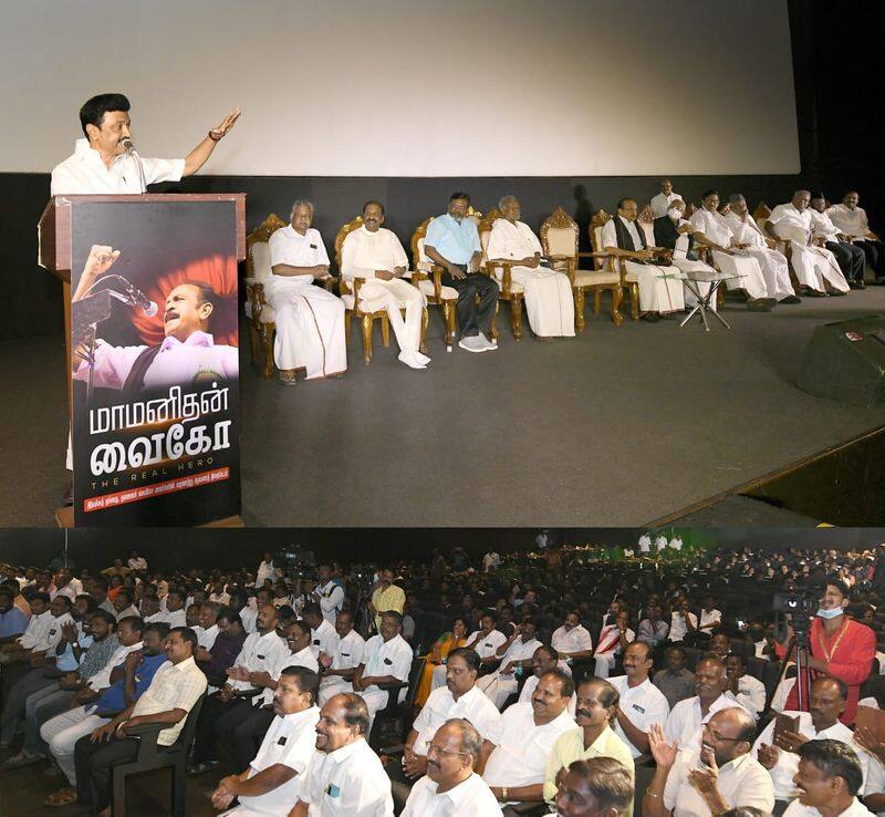 Vaiko documentary was released by Tamil Nadu Chief Minister Mk Stalin