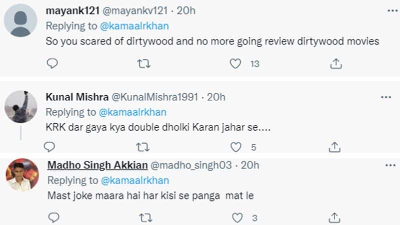 Kamaal Rashid Khan Aka KRK Getting Trolled For Deleting A Tweet About Bollywood GGA