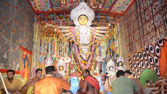 Kolkata Durga Puja 2022 puja pandal Lalabagan Nabankur Sarbojanin Durgotsav preparation and theme puja News BDD Kolkata Durga Puja 2022 puja pandal Lalabagan Nabankur Sarbojanin Durgotsav preparation and theme puja News BDD