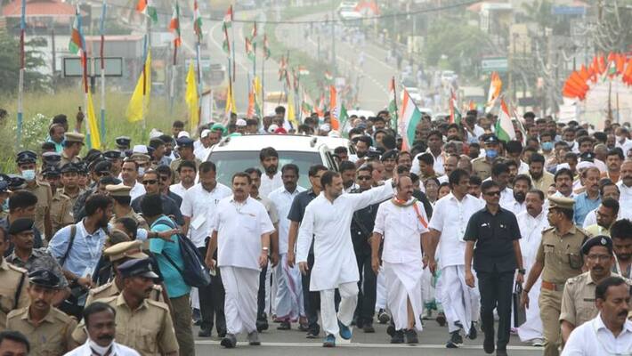 After 8 days of continuous walking, Rahul Gandhi has blisters on his feet. After 8 days of continuous walking, Rahul Gandhi has blisters on his feet.