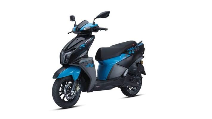 TVS Ntorq 125 Race Edition gets a new Blue variant TVS Ntorq 125 Race Edition gets a new Blue variant