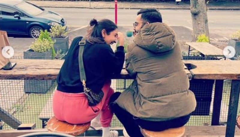   Happy Moment Spending by Anushka Sharma and Virat Kohli with a Cofee, Anushka shares pictures