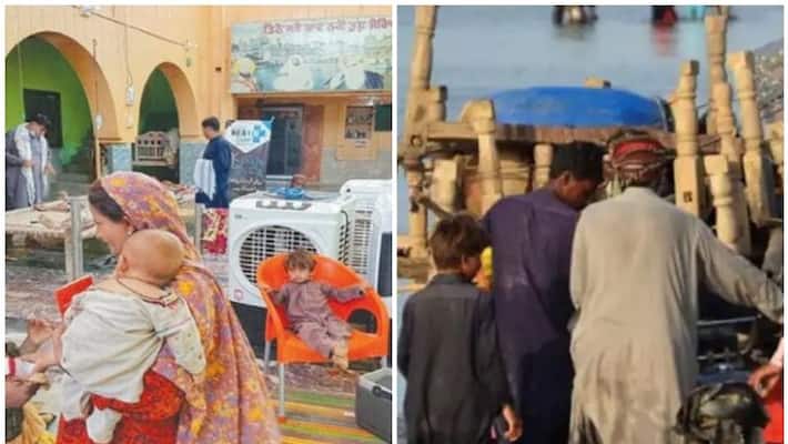 Hindu temple Provides food and shelter for pakistan flood victims san Hindu temple Provides food and shelter for pakistan flood victims san