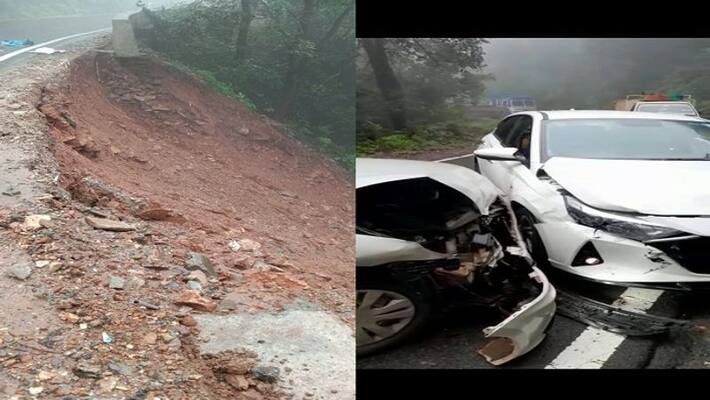 Land Sliding In charmadi ghat Due To Heavy Rain rbj Land Sliding In charmadi ghat Due To Heavy Rain rbj