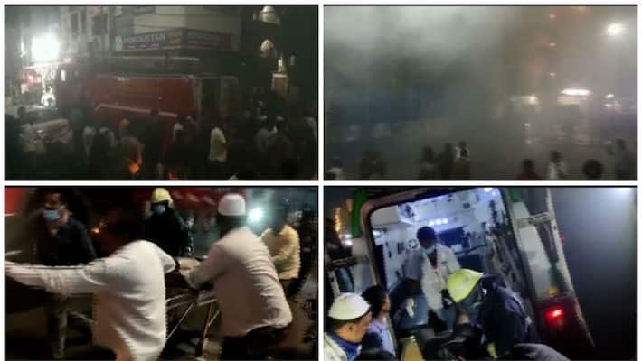 Seven dead in fire in telengana Seven dead in fire in telengana