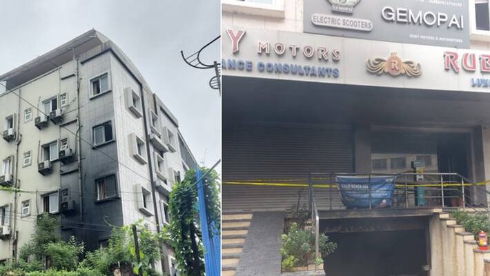 electric bike showroom major fire accident..Eight people killed electric bike showroom major fire accident..Eight people killed