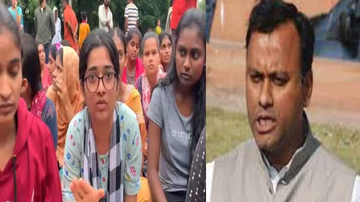 Komatireddy Rajagopal reddy questions Minister sabitha indra reddy by Sharing OU Students protest video Komatireddy Rajagopal reddy questions Minister sabitha indra reddy by Sharing OU Students protest video