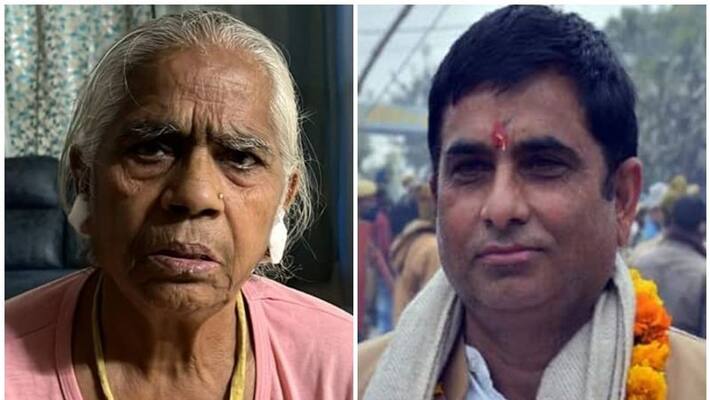 BJP MLA Pradeep Chaudhary Mother Robbed took away the coil by cutting the ear cutter san BJP MLA Pradeep Chaudhary Mother Robbed took away the coil by cutting the ear cutter san