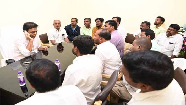 Telangana Minister KTR promises To VRA Association To discuss On September 20 Telangana Minister KTR promises To VRA Association To discuss On September 20