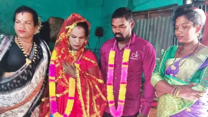 wife accepted husband who married a transgender and they all three started running a family in the same house wife accepted husband who married a transgender and they all three started running a family in the same house
