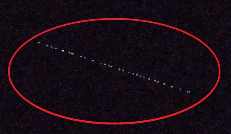 mysterious light dots found in sky of lucknow