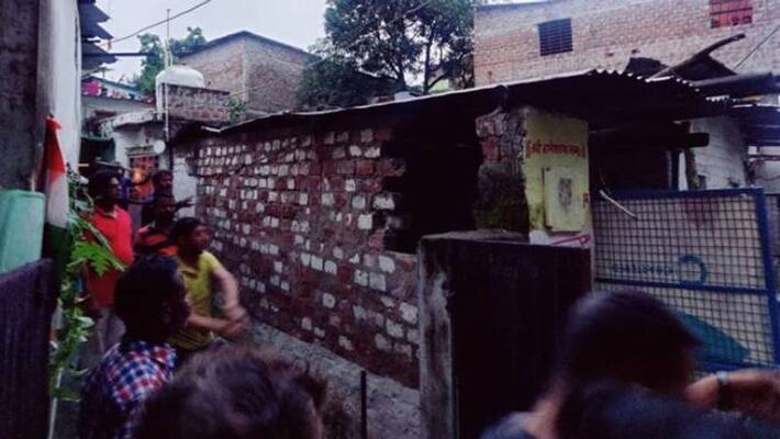 house of a bus driver who raped nursery student demolished in Bhopal house of a bus driver who raped nursery student demolished in Bhopal