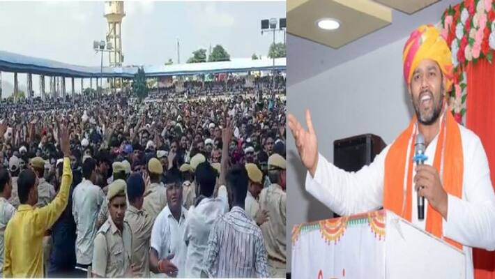 ajmer news congress state minister ashok chandna filed FIR against people who threw shoes at him asc ajmer news congress state minister ashok chandna filed FIR against people who threw shoes at him asc
