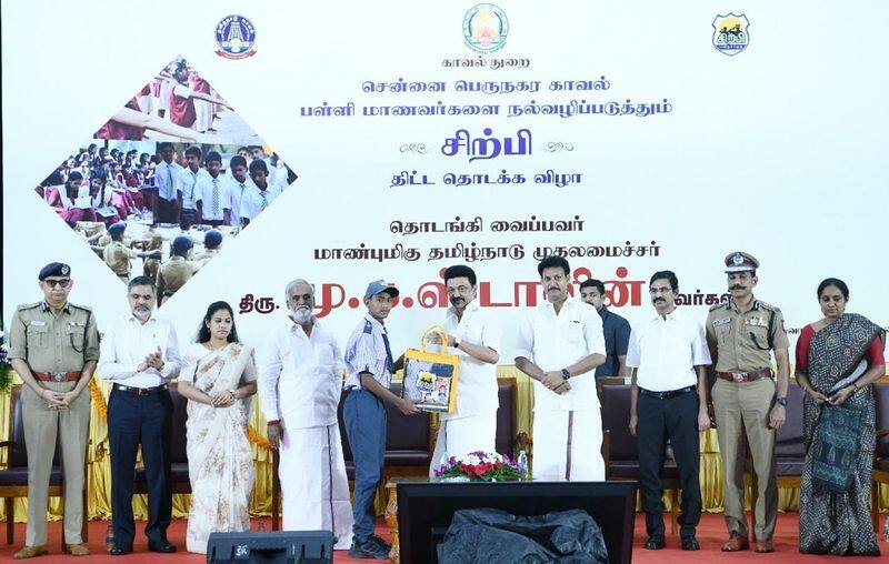 Chief Minister M K Stalin launched the Sirpi program for school students