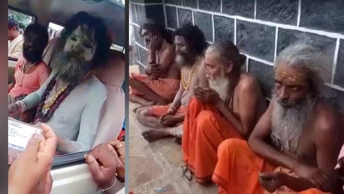 Monks beaten up in Maharashtra on suspicion of coming to kidnap children Monks beaten up in Maharashtra on suspicion of coming to kidnap children