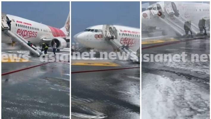 Passengers of air India flight will be taken to kochi in another flight Passengers of air India flight will be taken to kochi in another flight