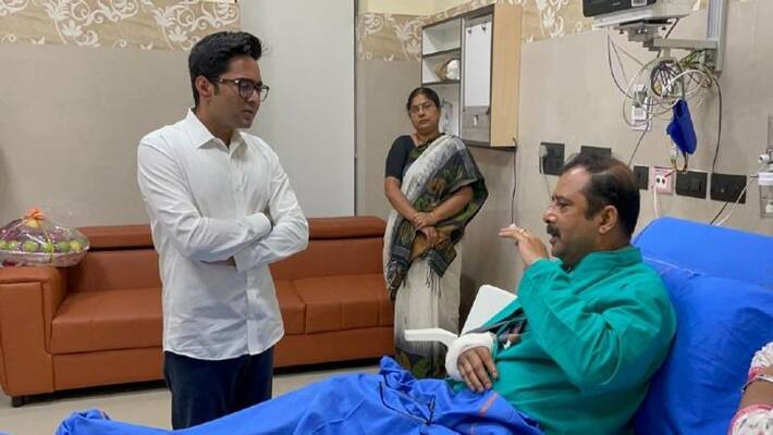 Abhishek Banerjee conveyed tough message about BJP s Navanna Abhijan At SSKM bpsb Abhishek Banerjee conveyed tough message about BJP s Navanna Abhijan At SSKM bpsb