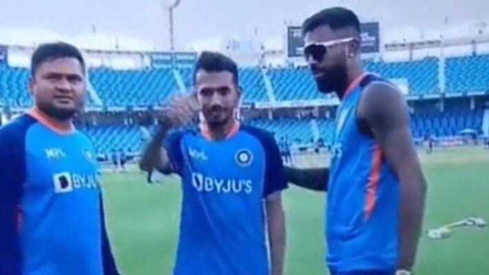 Watch Rohit Sharma and Yuzvendra Chahal playing With Spider-Cam Watch Rohit Sharma and Yuzvendra Chahal playing With Spider-Cam