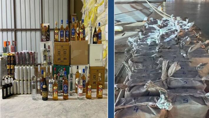 Large quantities of liquor seized from expatriates residence in Oman Large quantities of liquor seized from expatriates residence in Oman