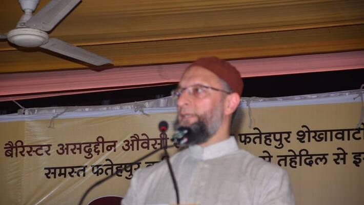 sikar news AIMIM head Asaduddin Owaisi visit rajasthan tension in congress party asc sikar news AIMIM head Asaduddin Owaisi visit rajasthan tension in congress party asc