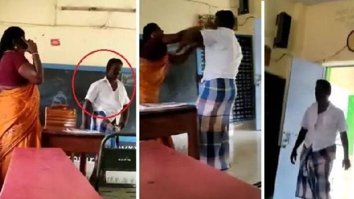 students parent attacked teacher in class room students parent attacked teacher in class room