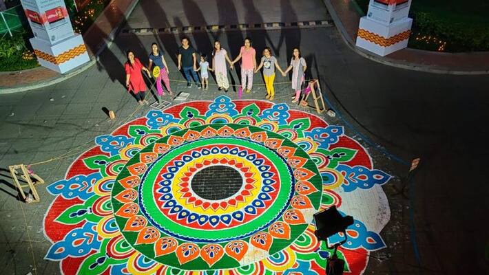Silver Oak Estate of New Town is celebrating the 7th year of Durga Puja this year Silver Oak Estate of New Town is celebrating the 7th year of Durga Puja this year