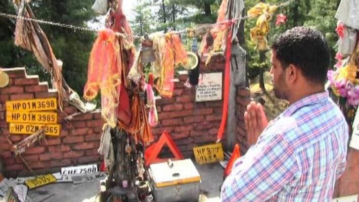 driver offered vehicles old and new parts on banshira devta temple in himachal pradesh apa driver offered vehicles old and new parts on banshira devta temple in himachal pradesh apa