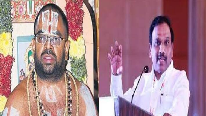 srivilliputhur andal temple jeeyar condemns dmk mp a raja srivilliputhur andal temple jeeyar condemns dmk mp a raja