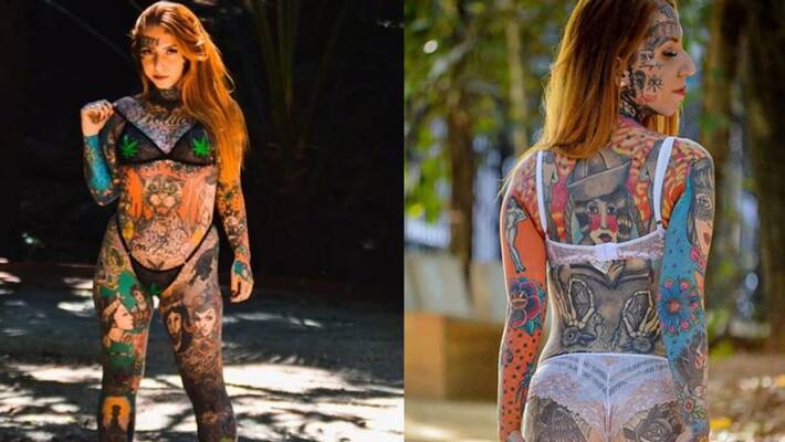woman with most of her body inked says its led to a rift with her parents NTP woman with most of her body inked says its led to a rift with her parents NTP