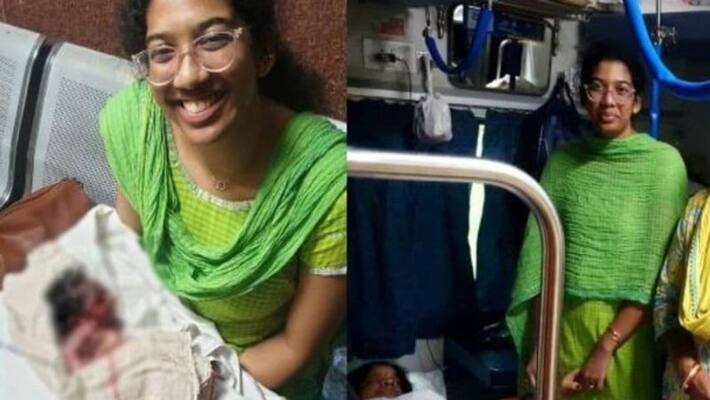Medico helps woman deliver baby on train in Andhra Medico helps woman deliver baby on train in Andhra