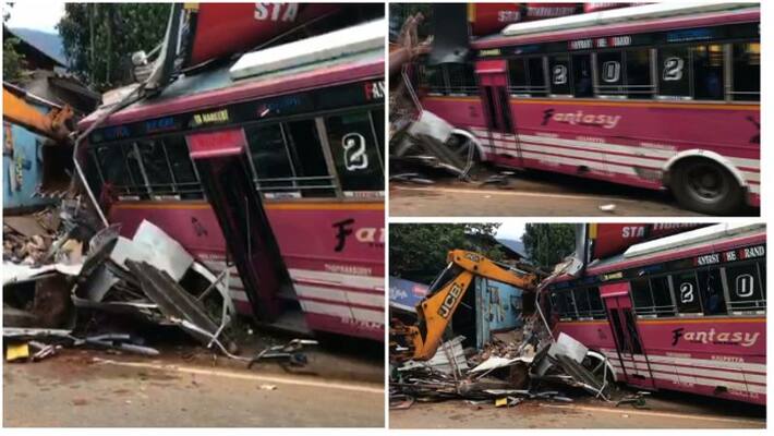 private bus accident in wayanad private bus accident in wayanad