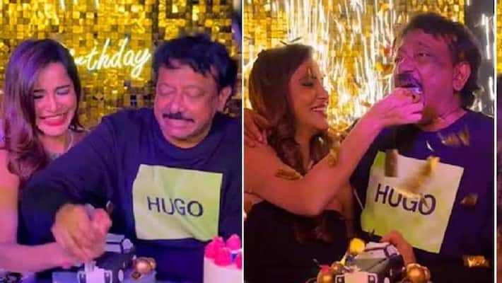 Ram Gopal Varma on Ashu Reddy Birthday Event Ram Gopal Varma on Ashu Reddy Birthday Event