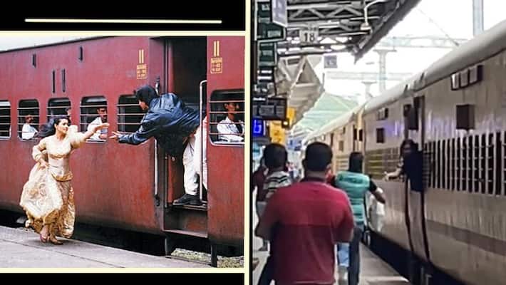 Dunzo Agent Running To Deliver Package On Train - Reminds ddlg watch viral video bsm Dunzo Agent Running To Deliver Package On Train - Reminds ddlg watch viral video bsm