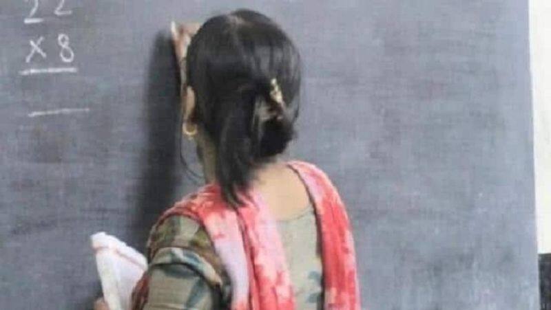 Uttar Pradesh Aligarh Crime News primary school headmaster teasing girl students Video apologizing after uproar goes viral BSA suspended XSMN