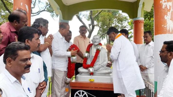 Gandhi Jayanti celebrations led by Rahul Gandhi in Nanjangud Badanavalu village on October 2nd Says DK Shivakumar gvd Gandhi Jayanti celebrations led by Rahul Gandhi in Nanjangud Badanavalu village on October 2nd Says DK Shivakumar gvd