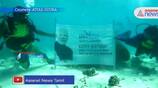 Scuba Team celebrates PMs birthday, underwater in Lakshadweep