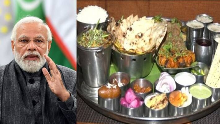 restaurant serves thali with 56 items to mark PM Modis 72nd birthday restaurant serves thali with 56 items to mark PM Modis 72nd birthday