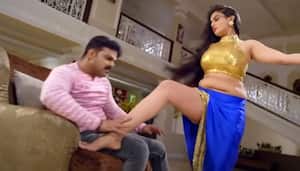 300px x 171px - Bhojpuri SEXY video: Akshara Singh looks beautiful in yellow saree and  white strappy blouse-WATCH