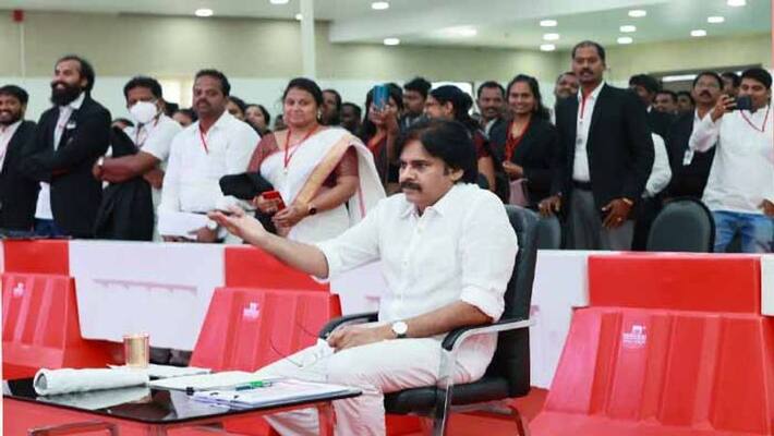 Jana sena Chief Pawan Kalyan Fires on Ys Jagan Over Three capitalcities Jana sena Chief Pawan Kalyan Fires on Ys Jagan Over Three capitalcities