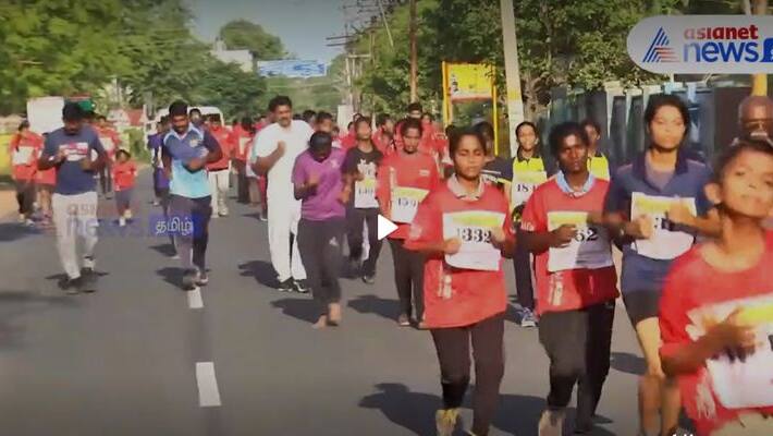 Marathon competition in Nellai Marathon competition in Nellai