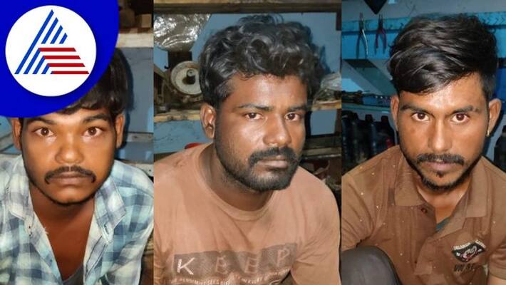 Khatarnak gang arrested the gang stealing tires while the driver was sleeping in the lorry rav Khatarnak gang arrested the gang stealing tires while the driver was sleeping in the lorry rav